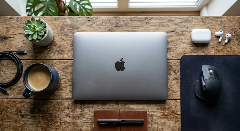 Laptop Top Down