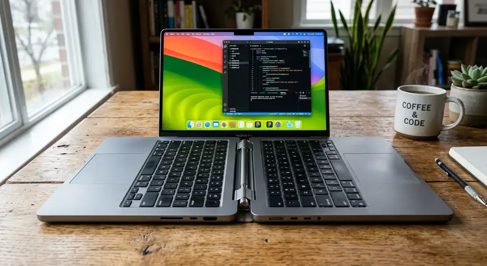 Laptop open 180 degrees